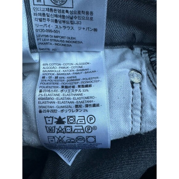 Levis 511 Gray Denim Jeans Men’s Size 32x32 - Picture 9 of 10